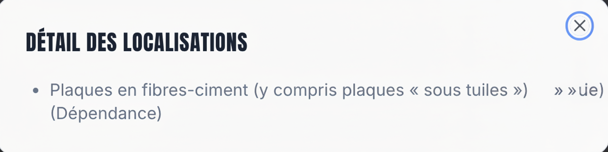 Détail des résultats de diagnostic avec analyse IA intégrée